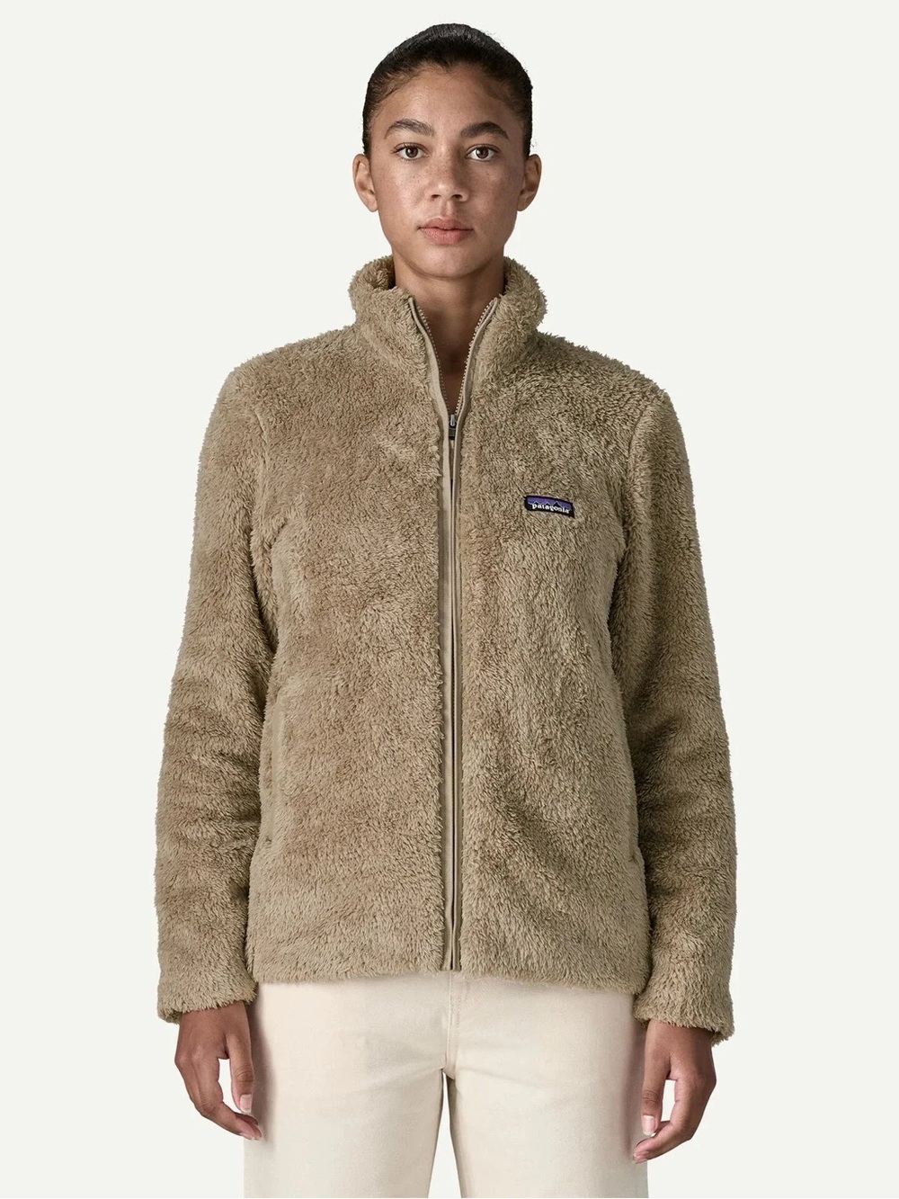 Patagonia Women's Teddy Fleece Jacket - Taupe Brown